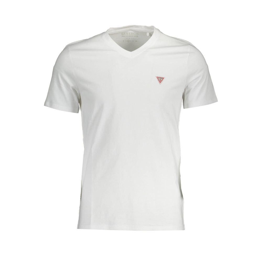 Guess Jeans White Cotton T-Shirt