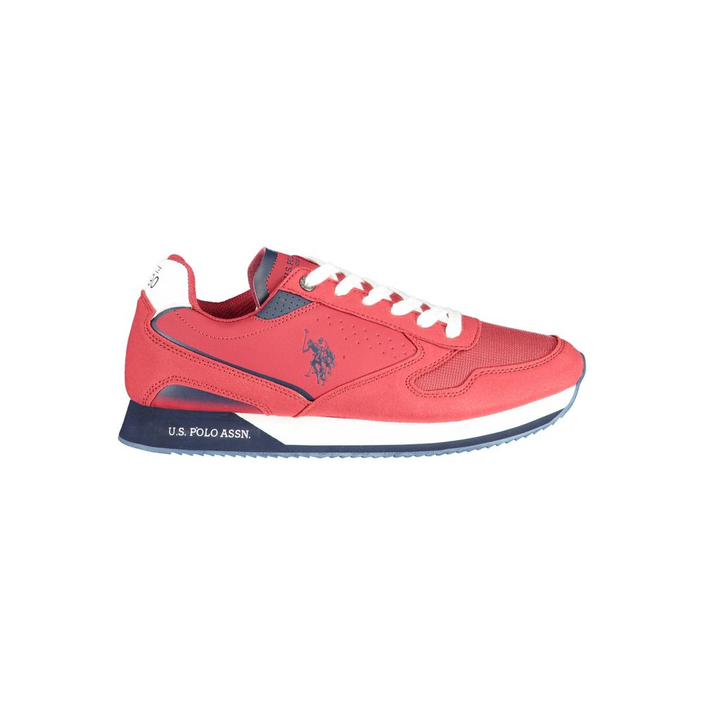 U.S. POLO ASSN. Red Polyester Sneaker