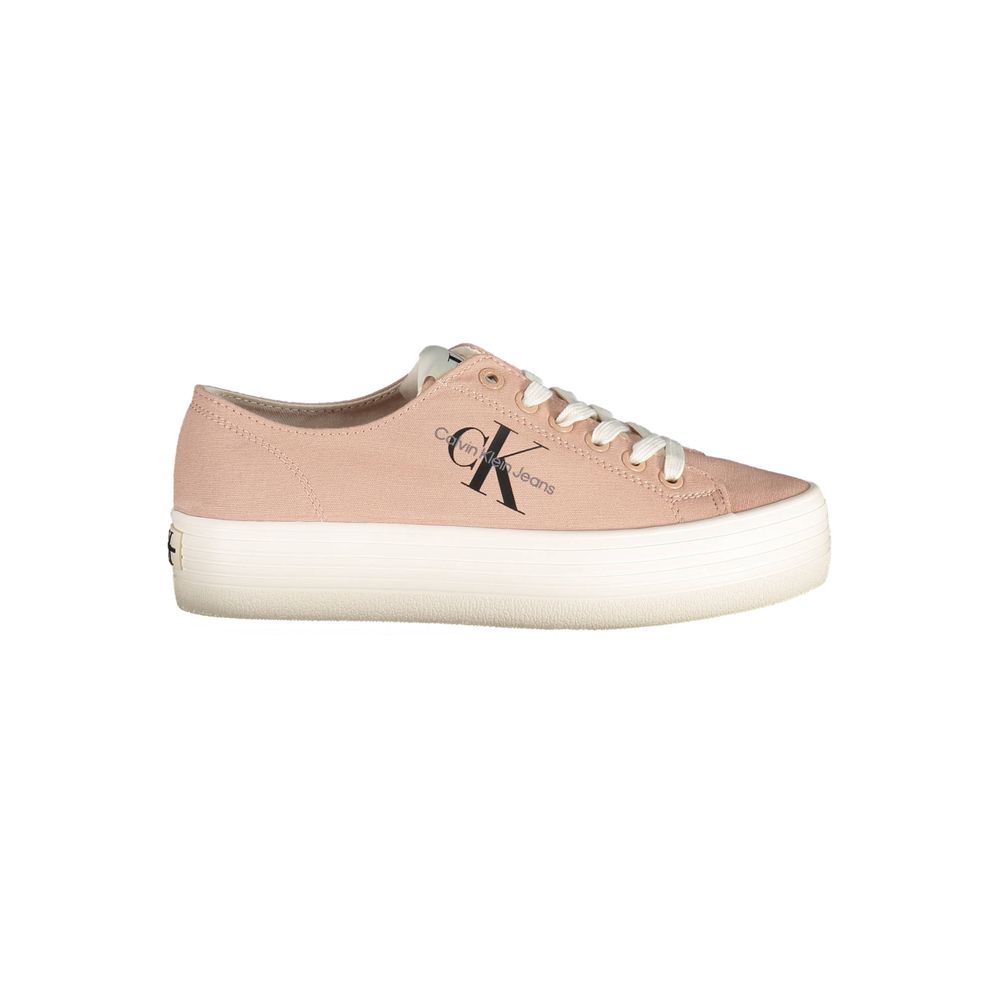 Calvin Klein Pink Cotton Sneaker
