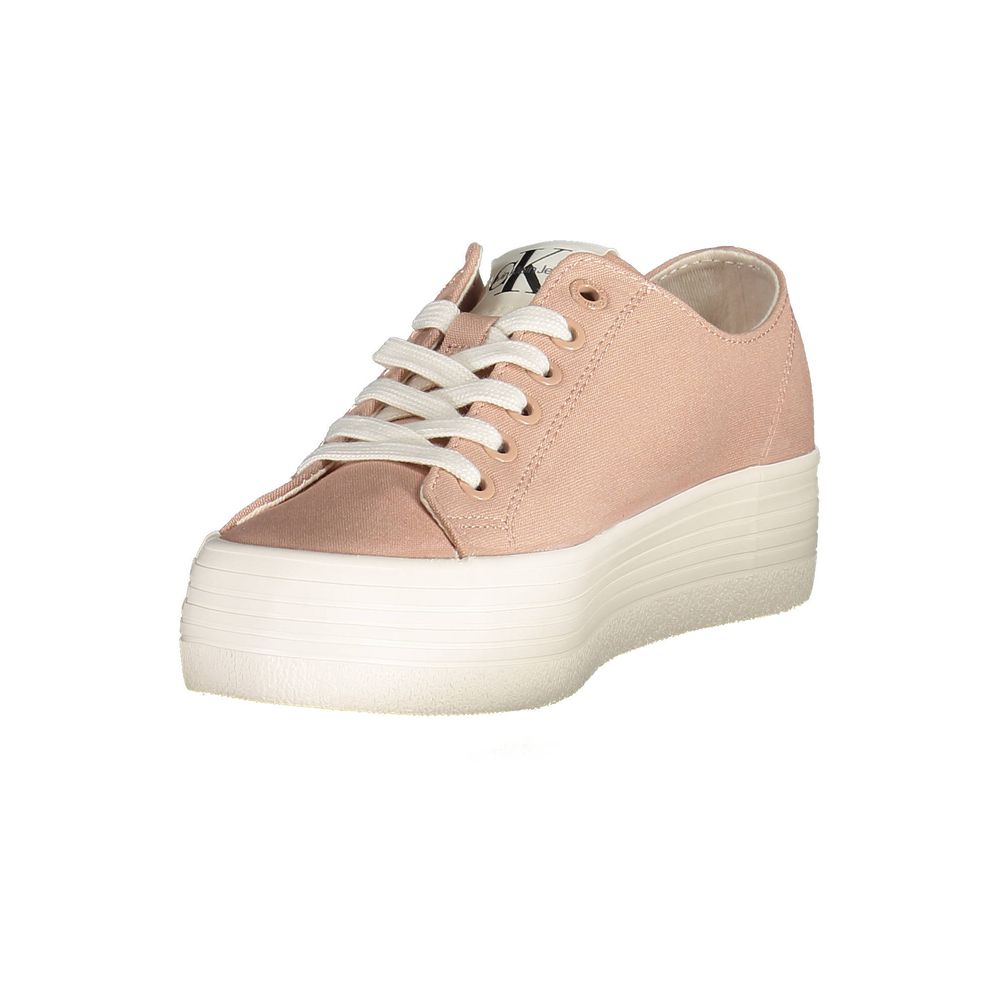 Calvin Klein Pink Cotton Sneaker - Image 3