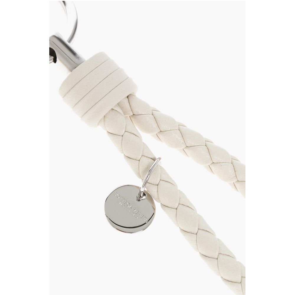 Bottega Veneta Woven Leather Key Ring - Image 2