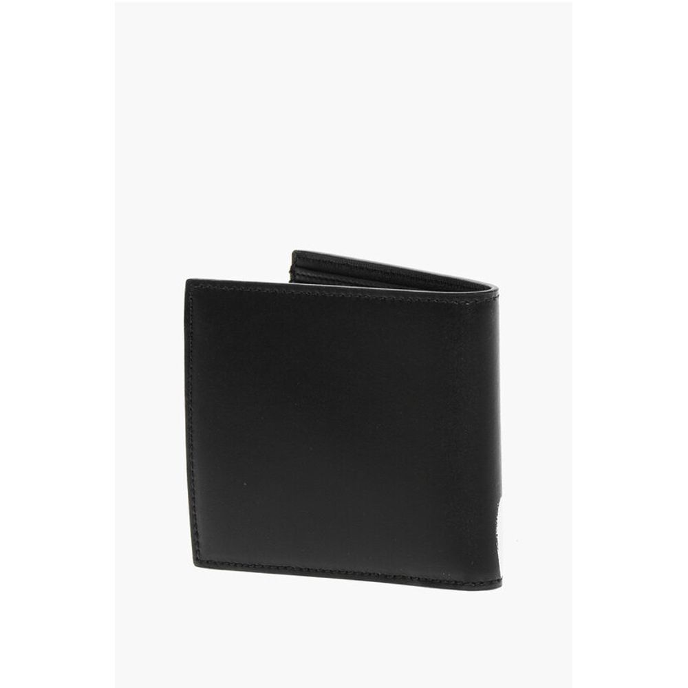 Alexander McQueen Leather Bifold Wallet with Printed Logo - Image 2