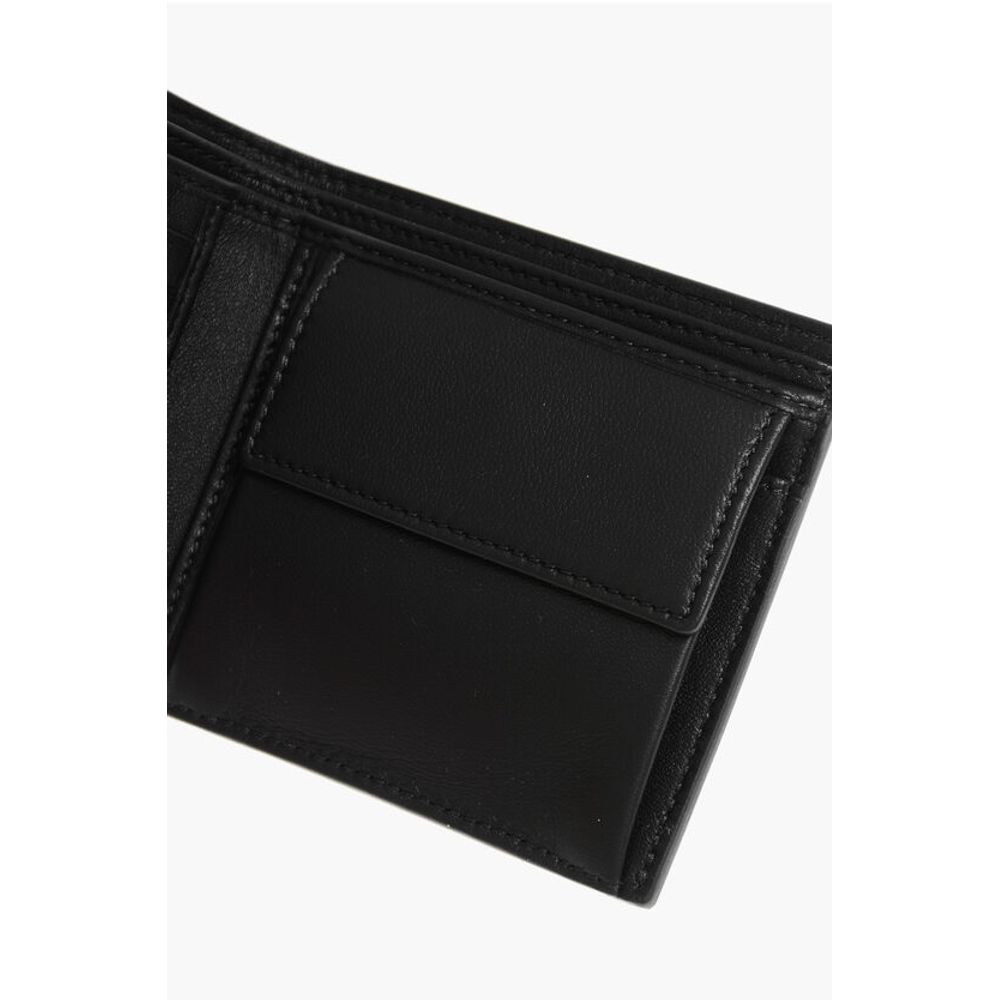 Alexander McQueen Leather Bifold Wallet with Printed Logo - Image 4