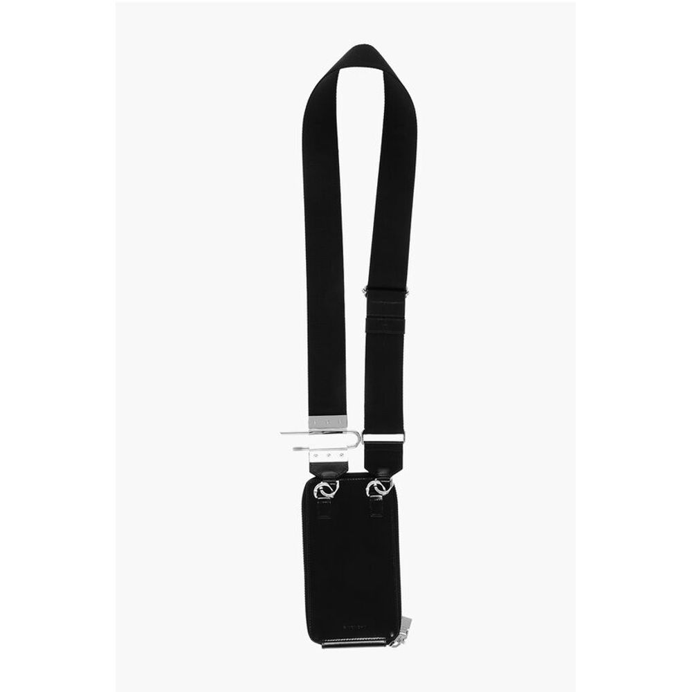 Givenchy Brushed Leather Crossbody Phone Holder - Image 3