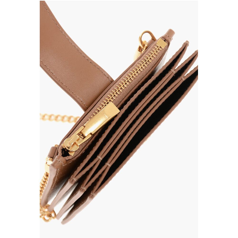 Bally Leather EMBLEM ACCORDION Wallet with Chain - Image 4