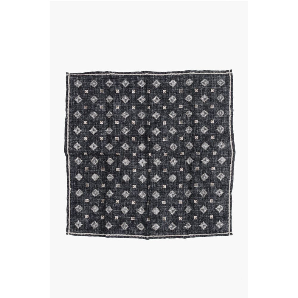 Brunello Cucinelli Silk Reversible Pocket Square