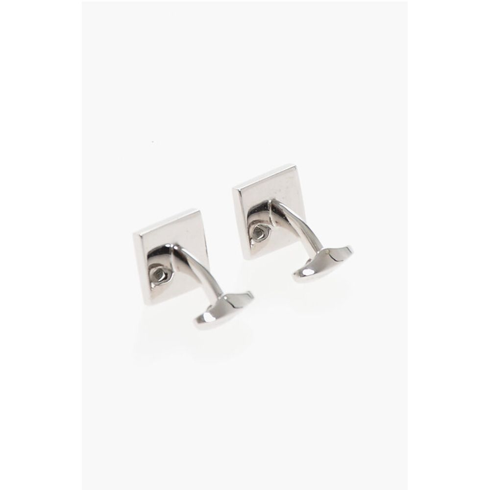 Corneliani Brass Cufflinks with Mother of Pearl Detail - Image 2
