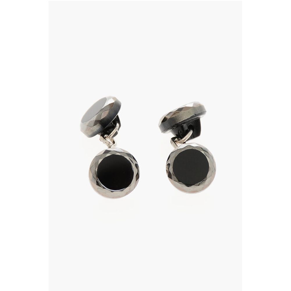 Corneliani Brass Cufflinks with Swarovskis