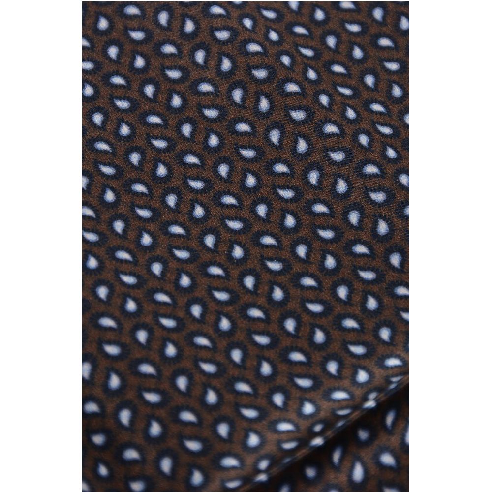 Corneliani Paisley Patterned Satin Pocket Square - Image 2