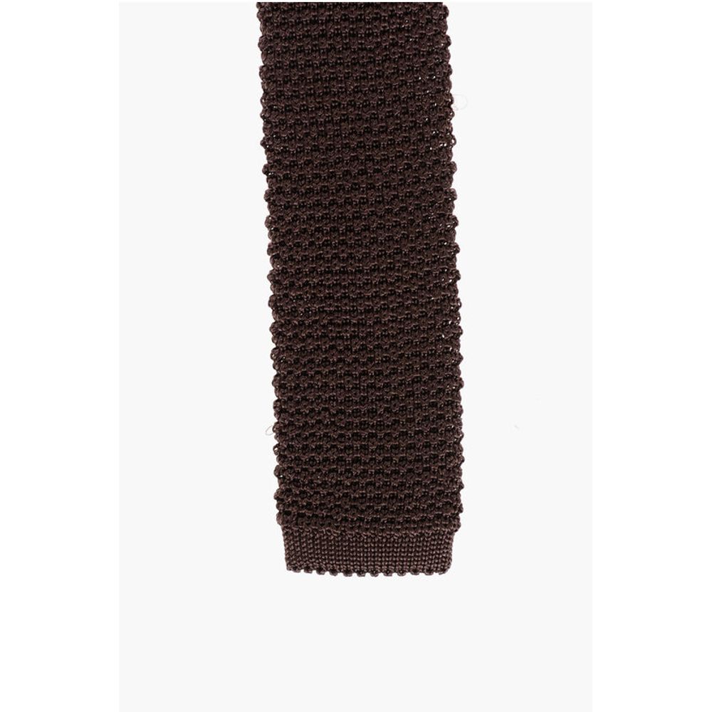 Corneliani Knitted Silk Tie - Image 2