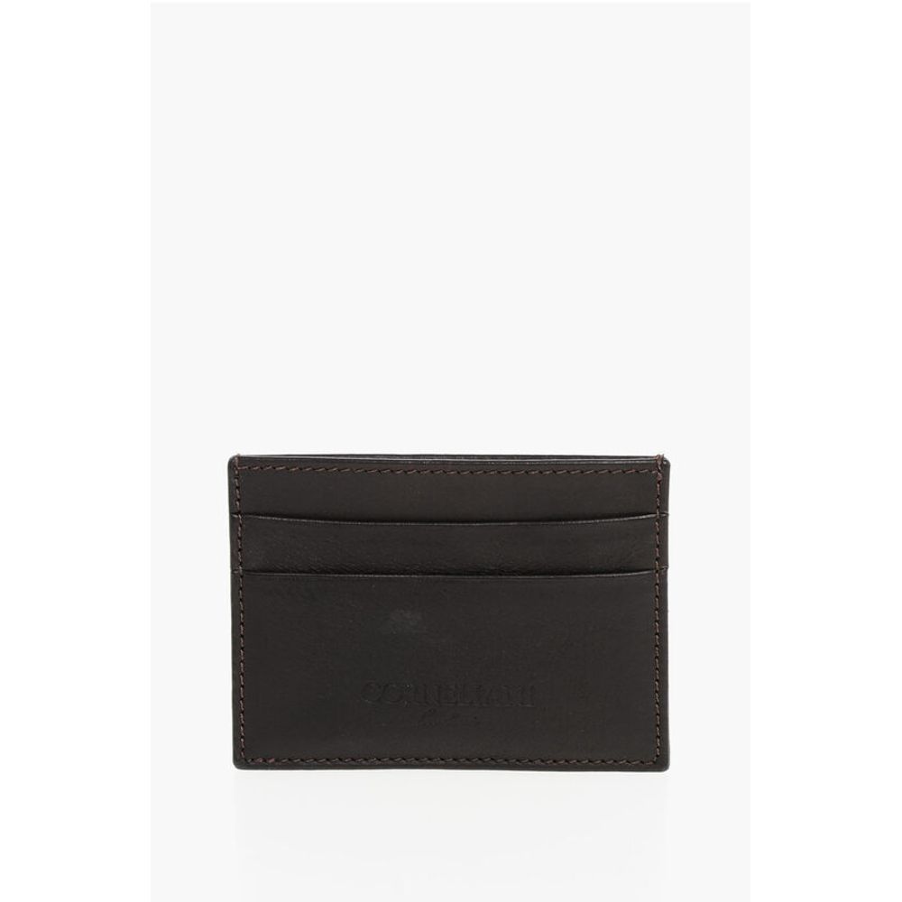 Corneliani Leather Card Holder with Contrasting Detail - Image 2