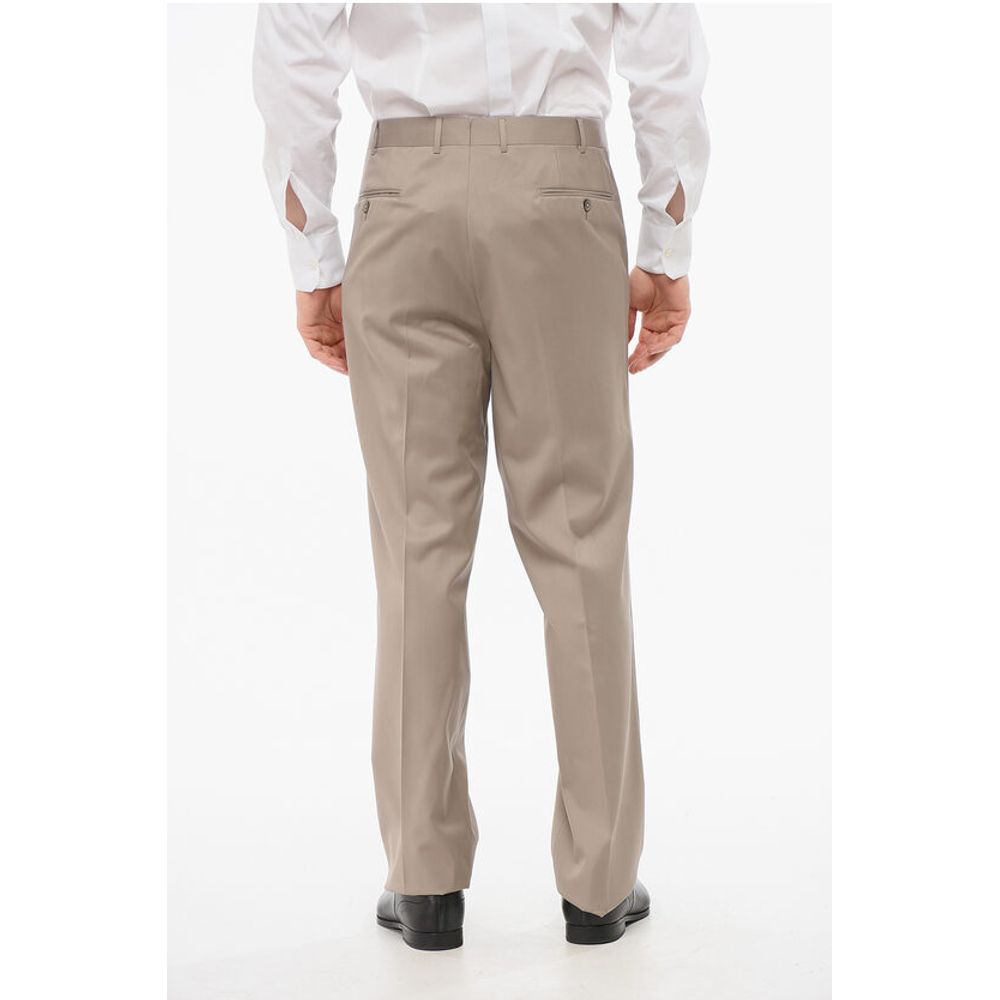 Corneliani Cool Wool Pants with Belt Loop - Image 4