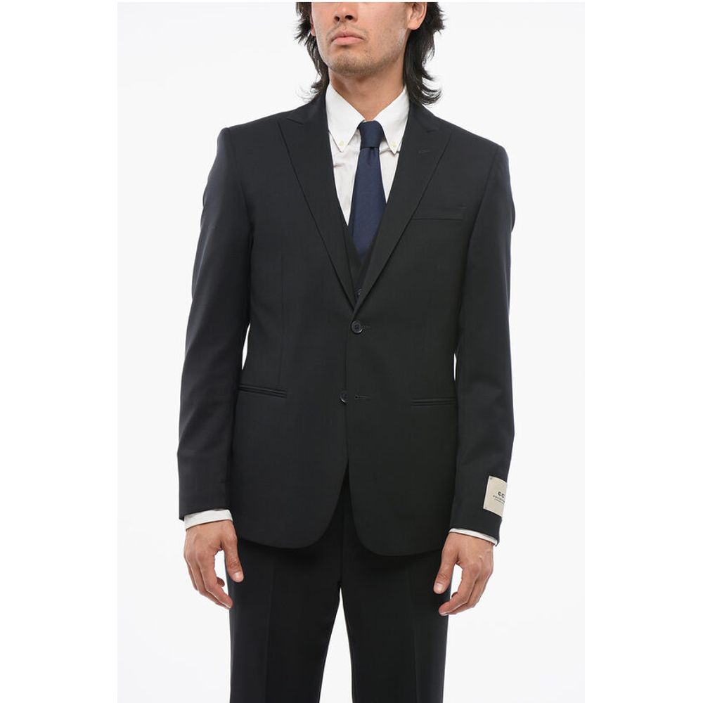Corneliani CC COLLECTION 3-Piece REFINED Suit with Peak Lapel - Image 2