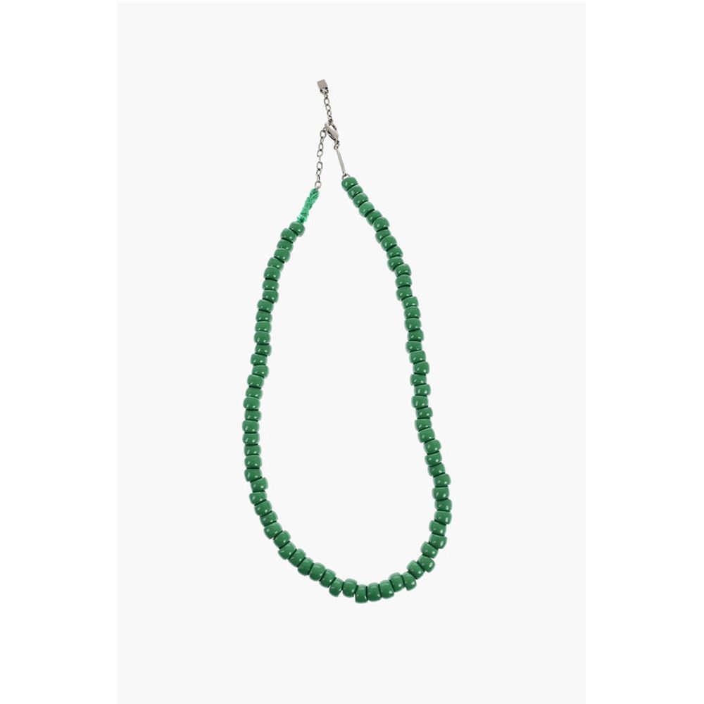 Dsquared² Solid Color Beaded Necklace