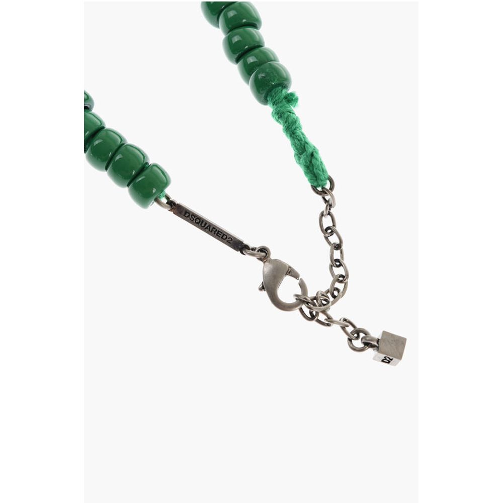 Dsquared² Solid Color Beaded Necklace - Image 3