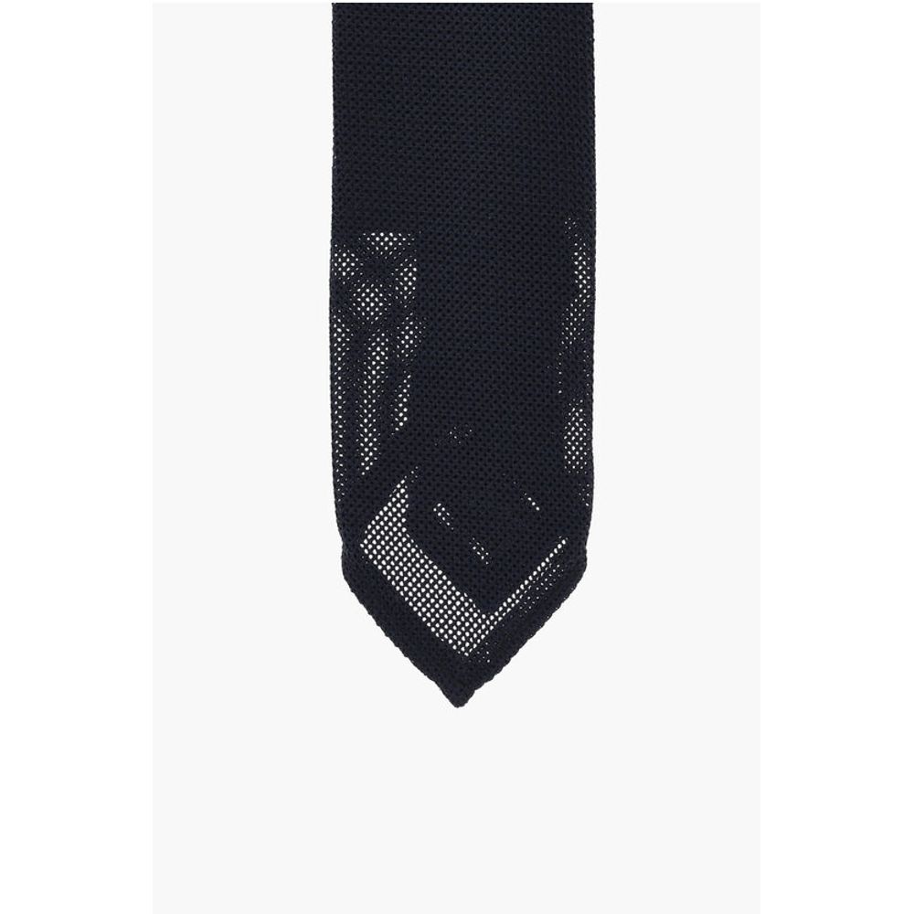 Dsquared² Solid Color Gauzed Silk Tie - Image 2