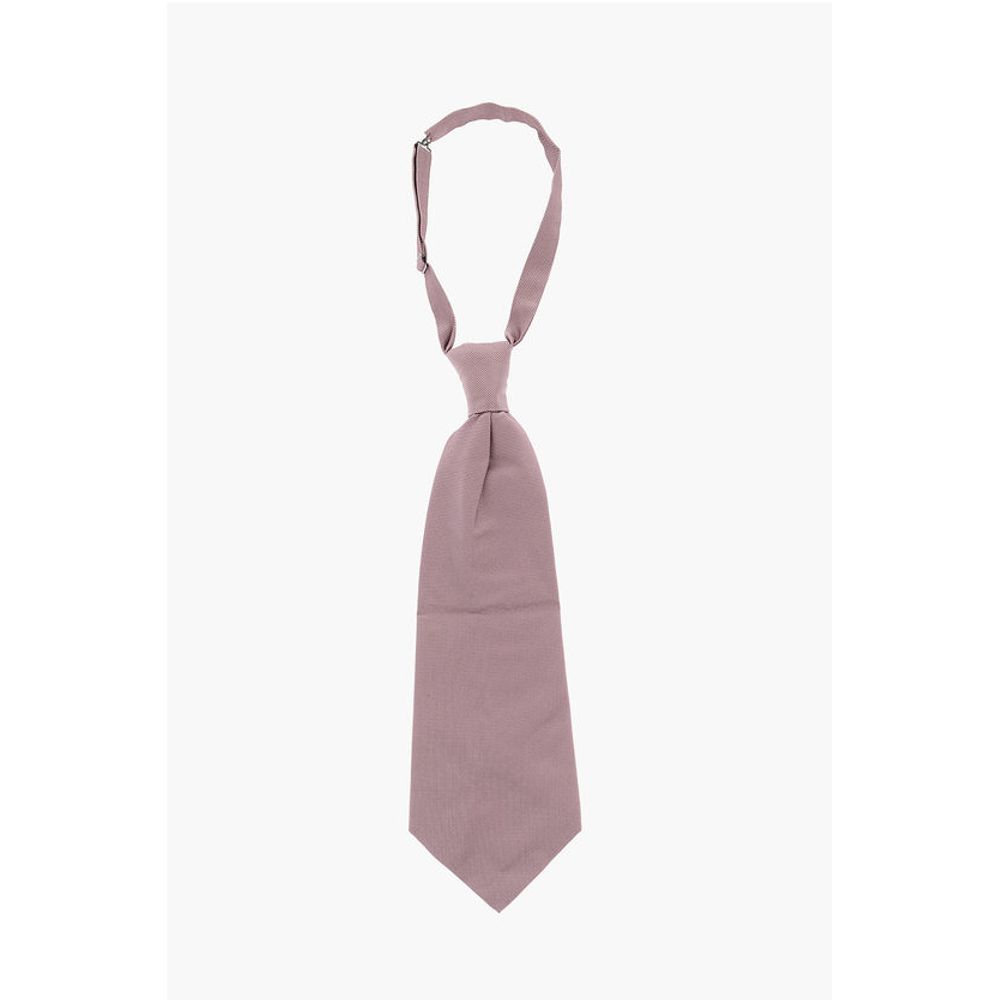 Corneliani Mini Checked Silk Ascot Tie