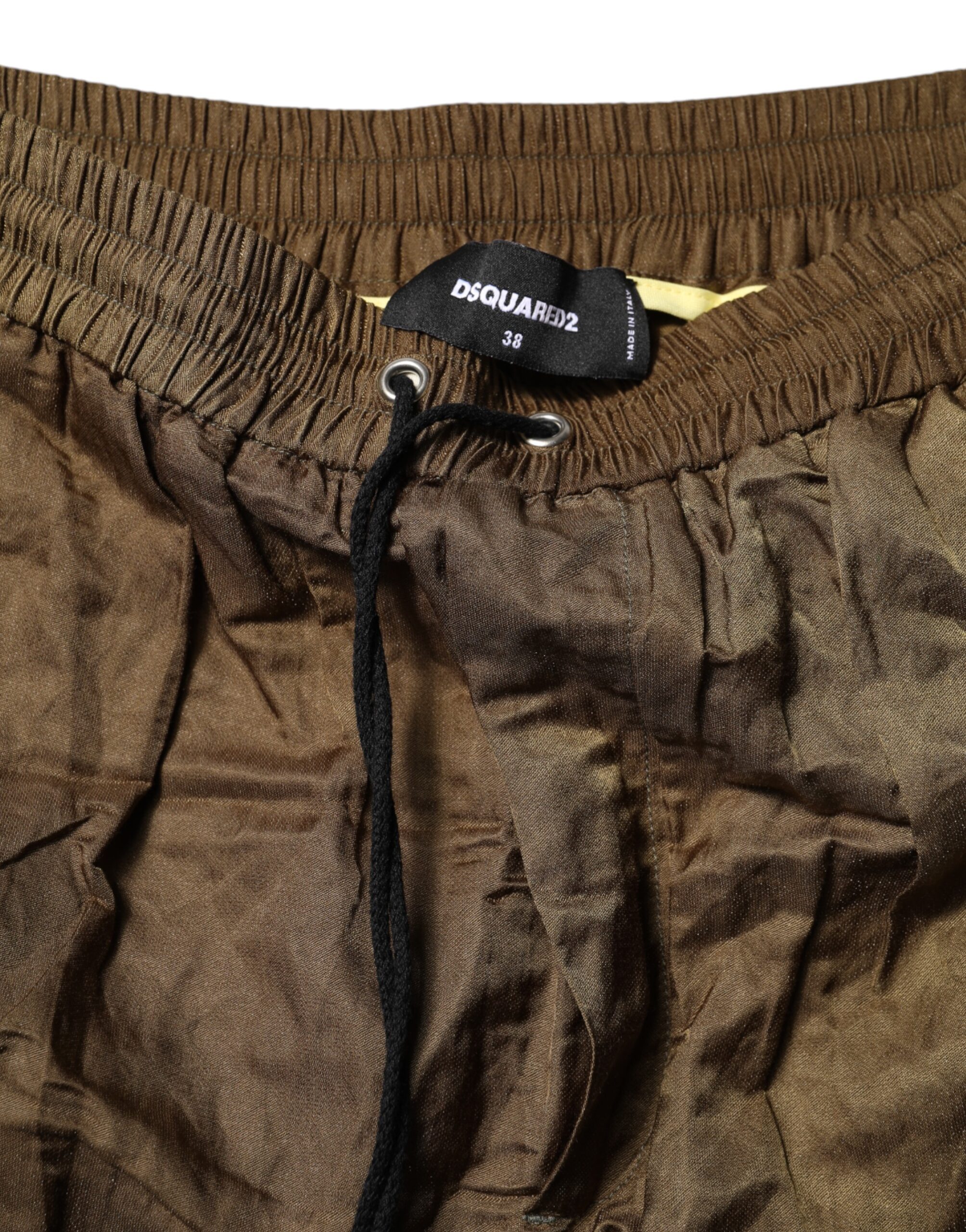 Dsquared² Brown Mid Waisted Women Sweatpants Pants - Image 4