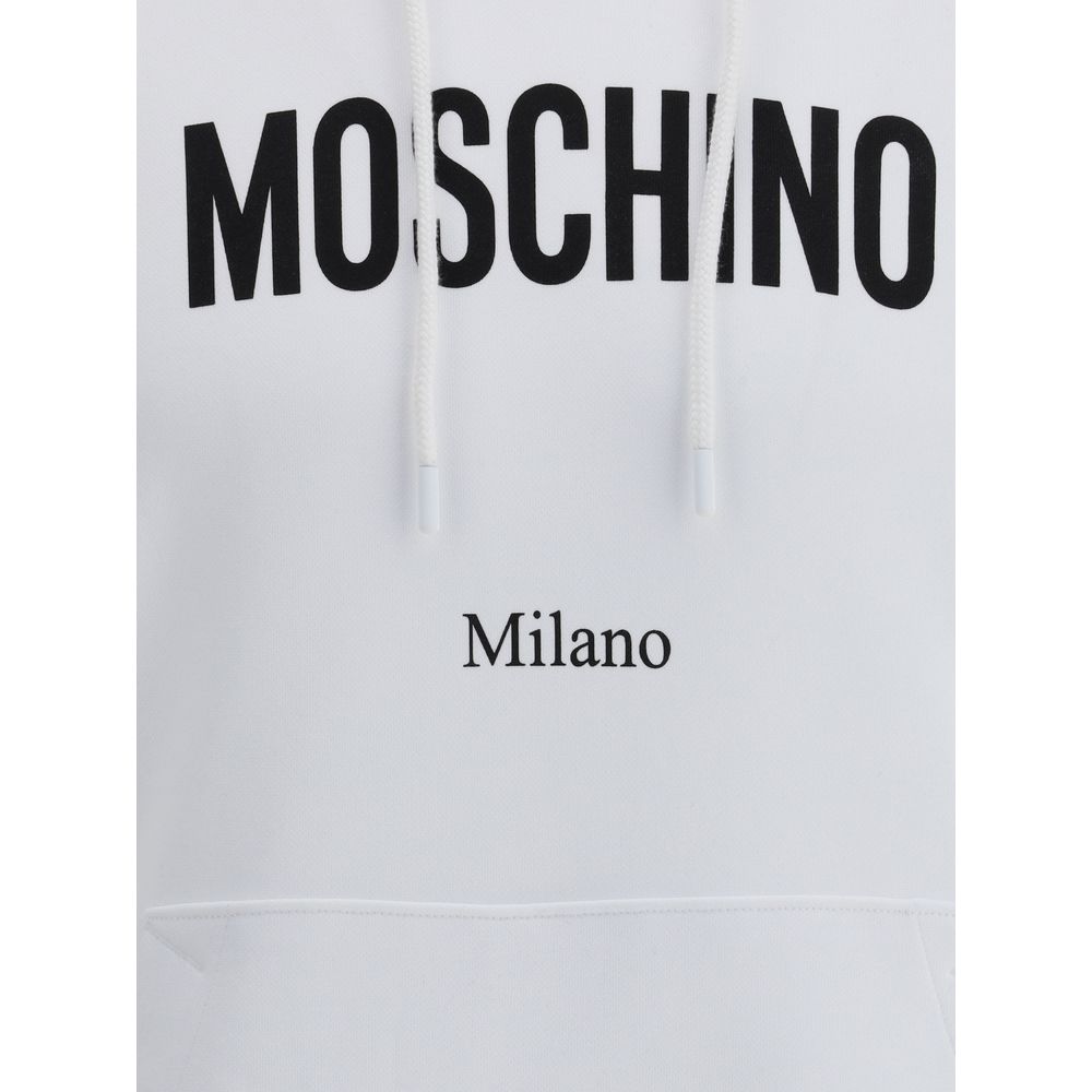 Moschino White Cotton Sweatshirt - Image 3