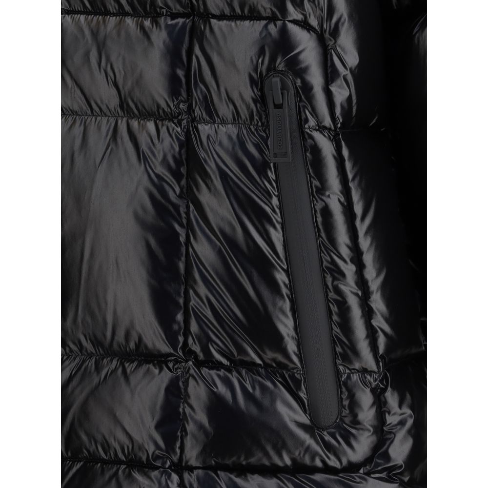 Dsquared² Black Polyamide Full-Length Jacket - Image 2