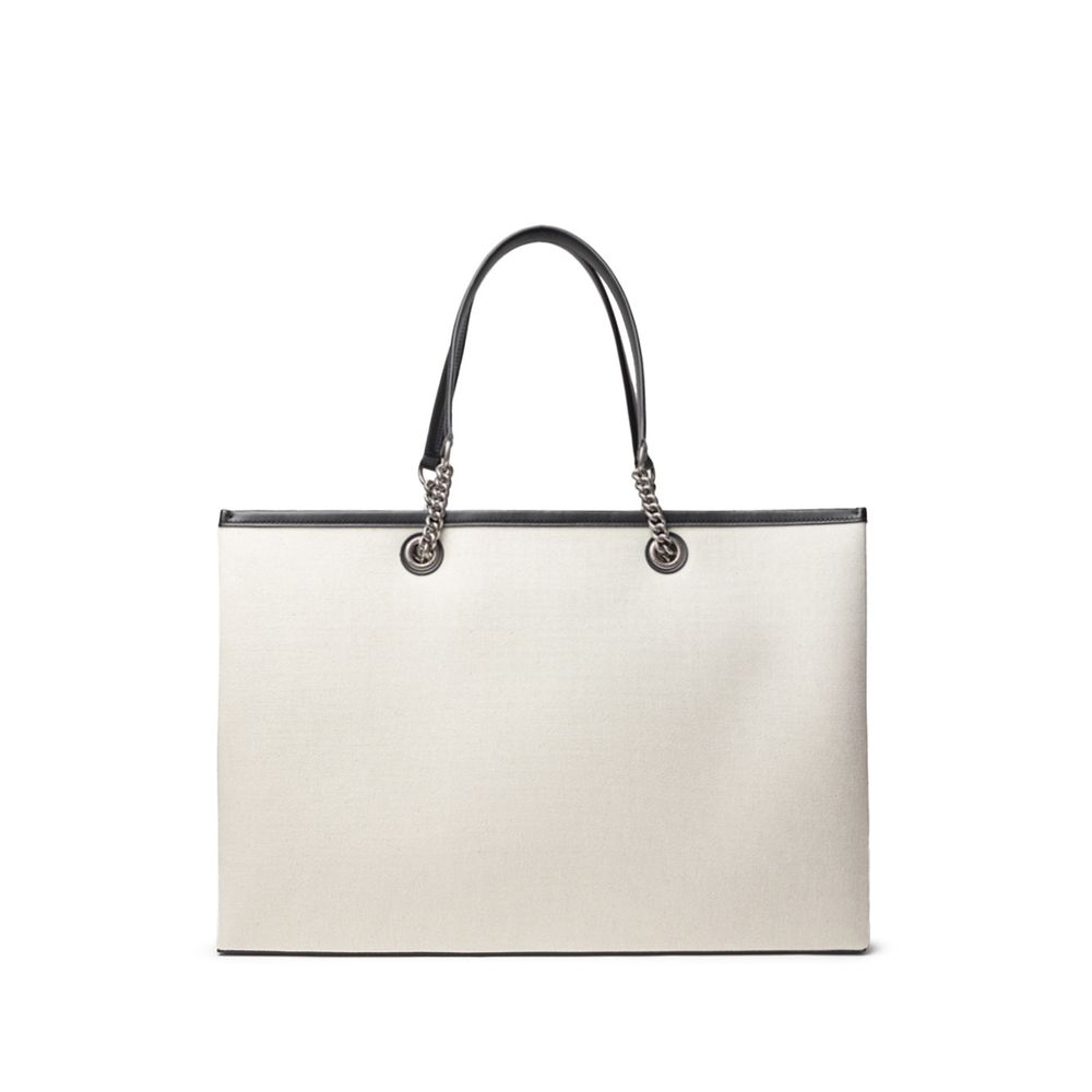 Balenciaga Gray Cotton Tote Bag - Image 2