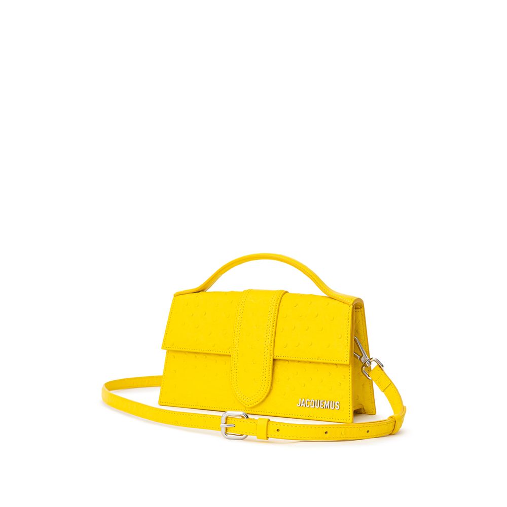 Jacquemus Yellow Leather Handbag - Image 3