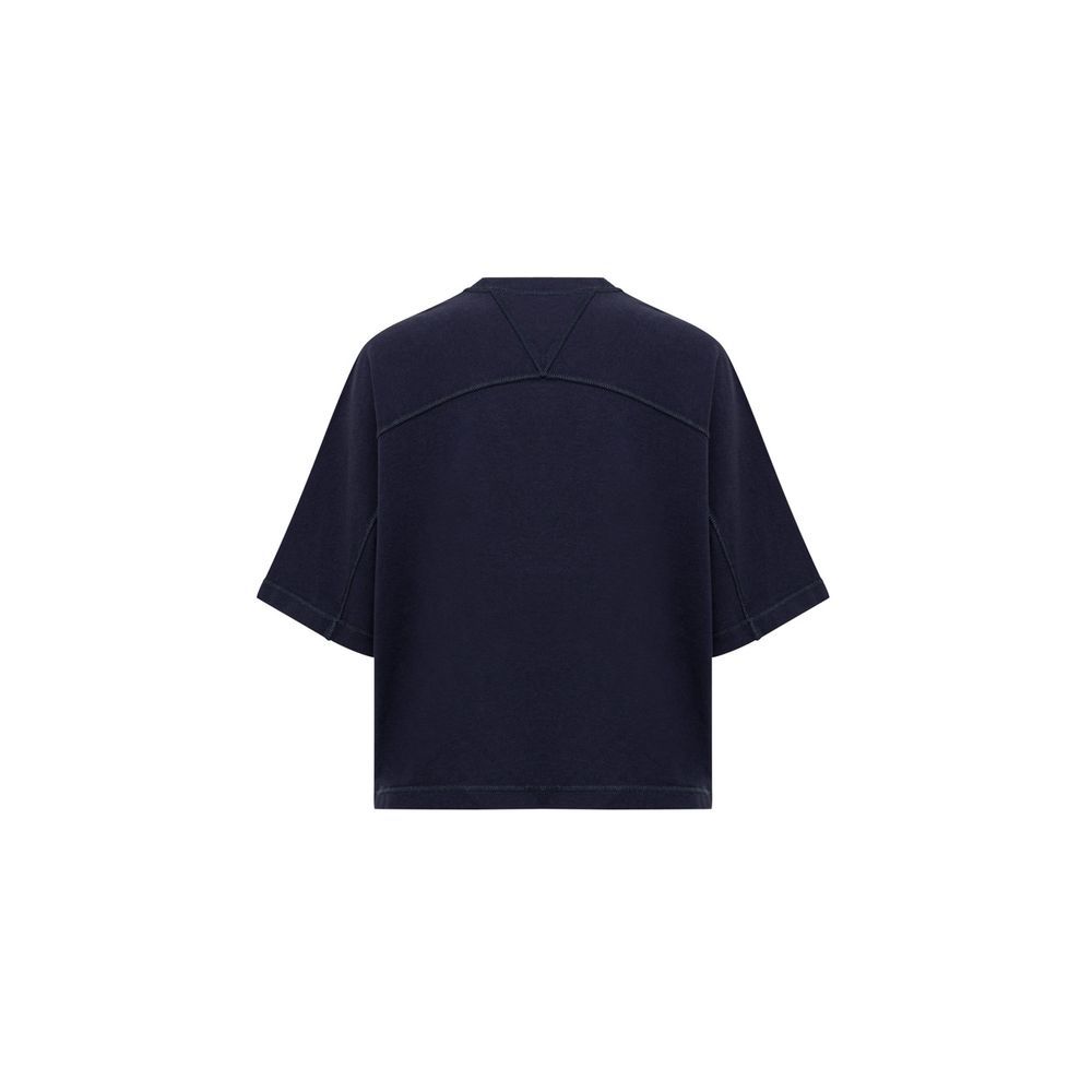 Bottega Veneta Blue Cotton T-Shirt - Image 2
