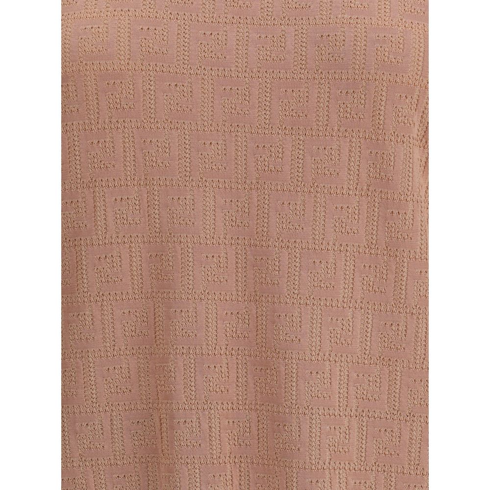 Fendi Multicolor Viscose T-Shirt - Image 3