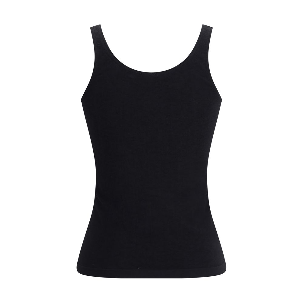 Wolford Black Cotton Top - Image 2