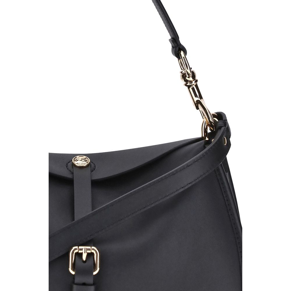 Etro Black Calf Leather Bos Taurus Shoulder Bag - Image 4