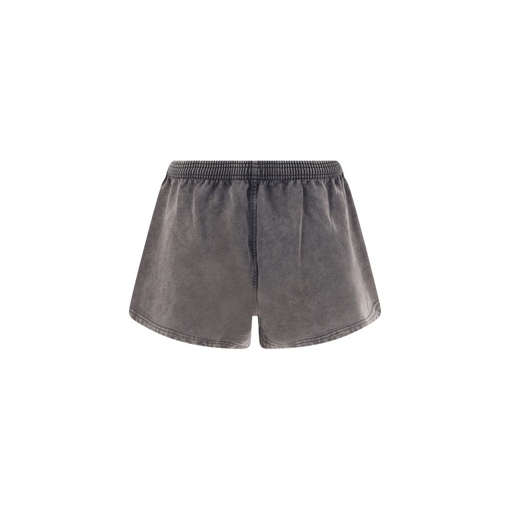 Alexander Wang Gray Cotton Bermuda Shorts - Image 2