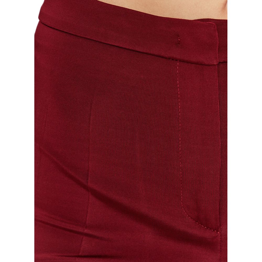 PINKO Red Viscose Jeans & Pant - Image 3