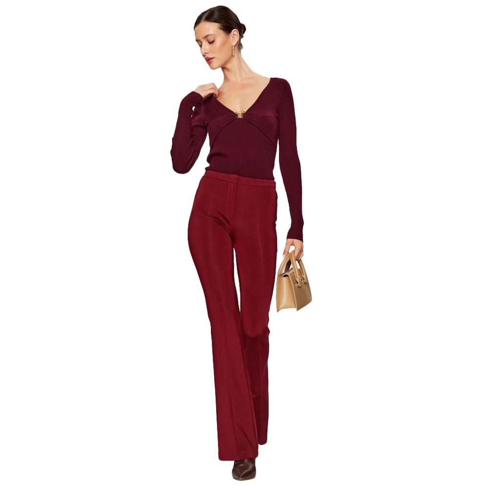 PINKO Red Viscose Jeans & Pant - Image 5