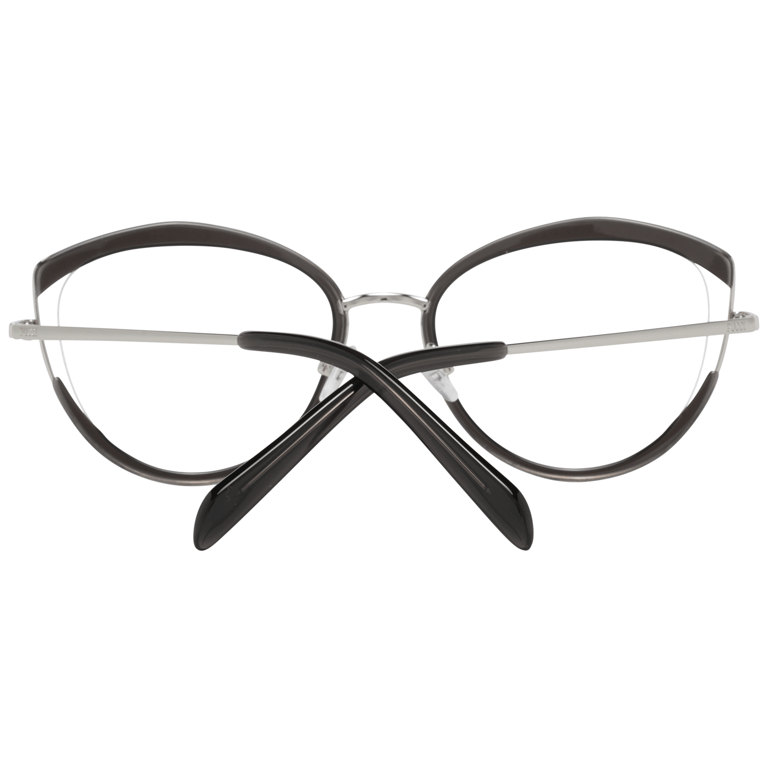 Emilio Pucci Black Metal & Plastic Glasses (Frames) - Image 3