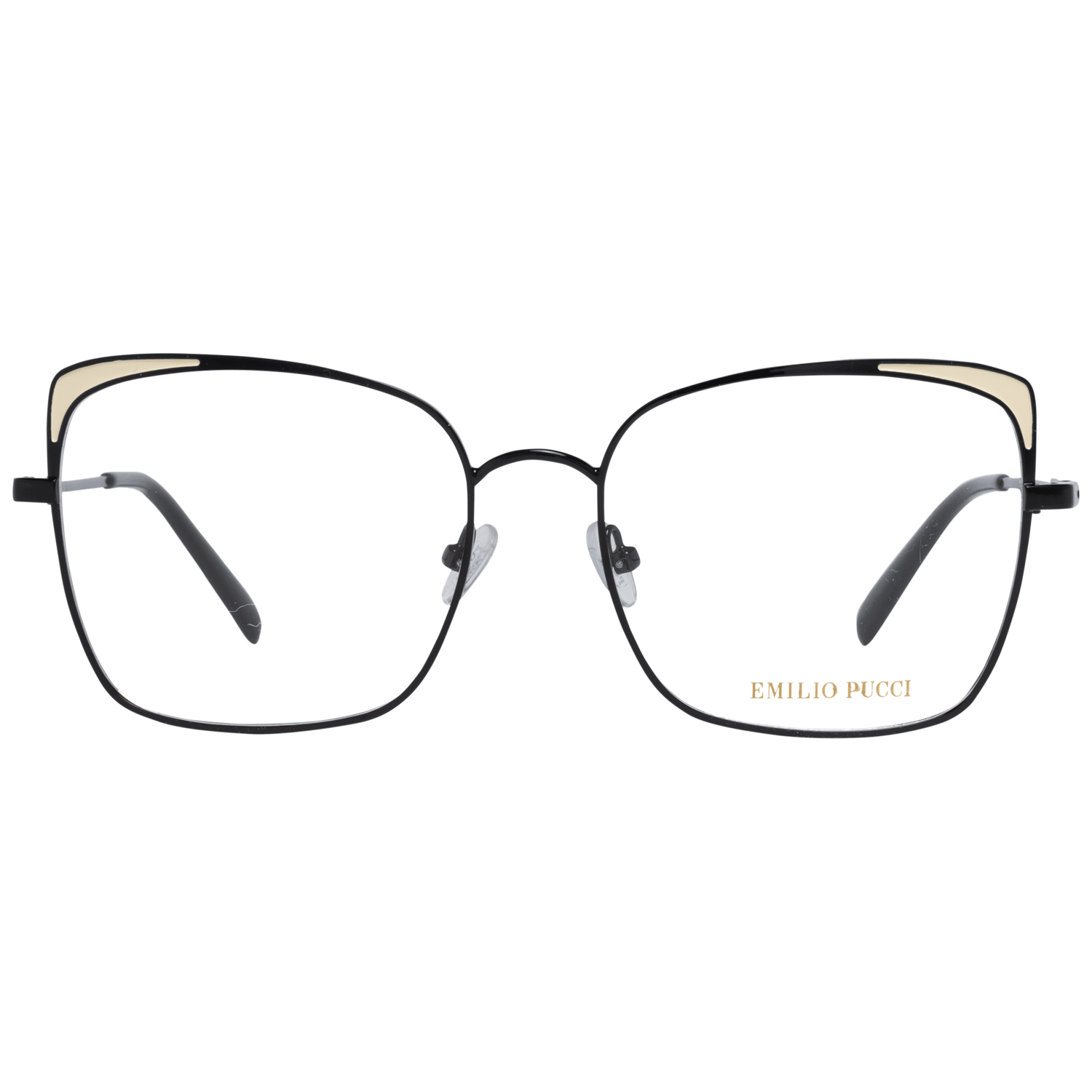 Emilio Pucci Black Metal Glasses (Frames) - Image 2