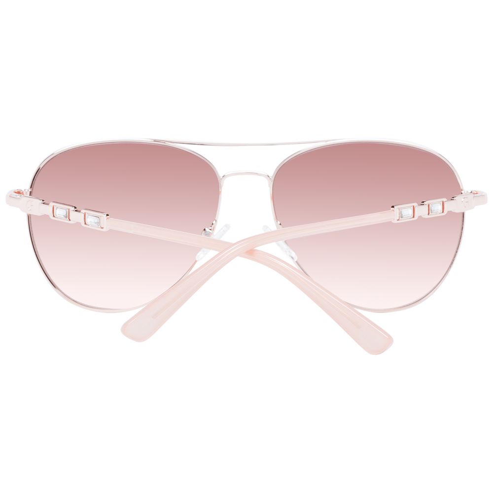 Guess Rose Gold Metal Sunglasses - Image 3