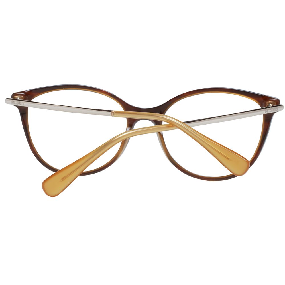 Max Mara Brown Metal & Plastic Glasses (Frames) - Image 3