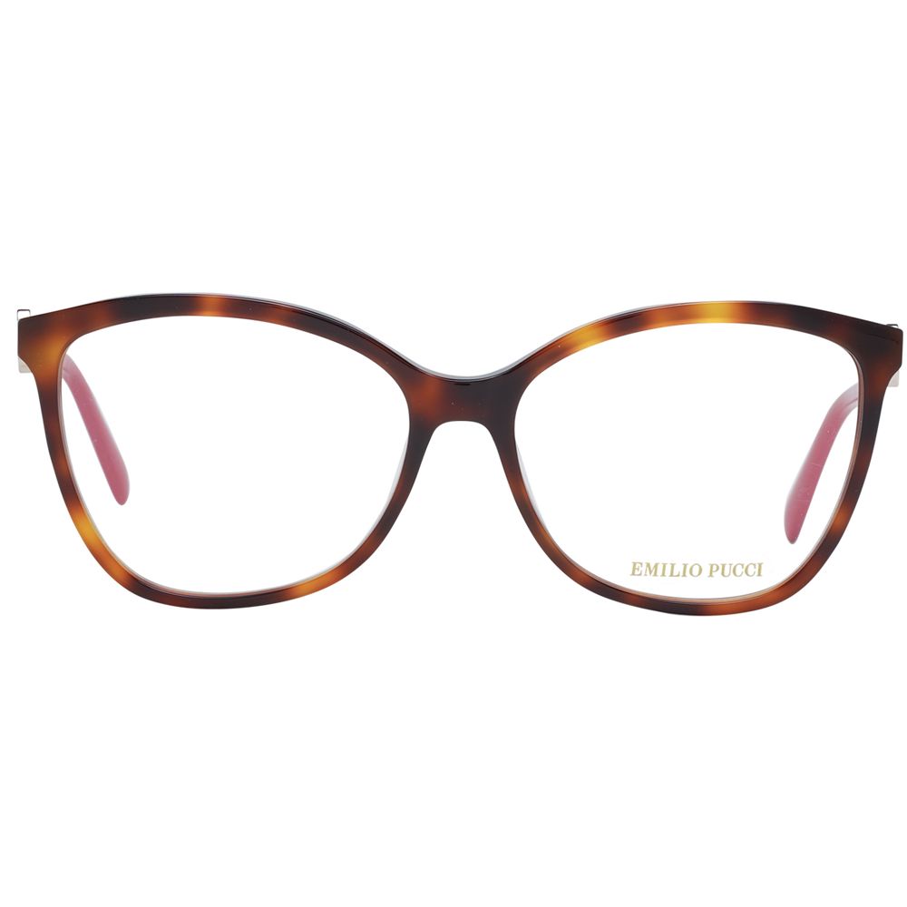 Emilio Pucci Brown Plastic Glasses (Frames) - Image 2