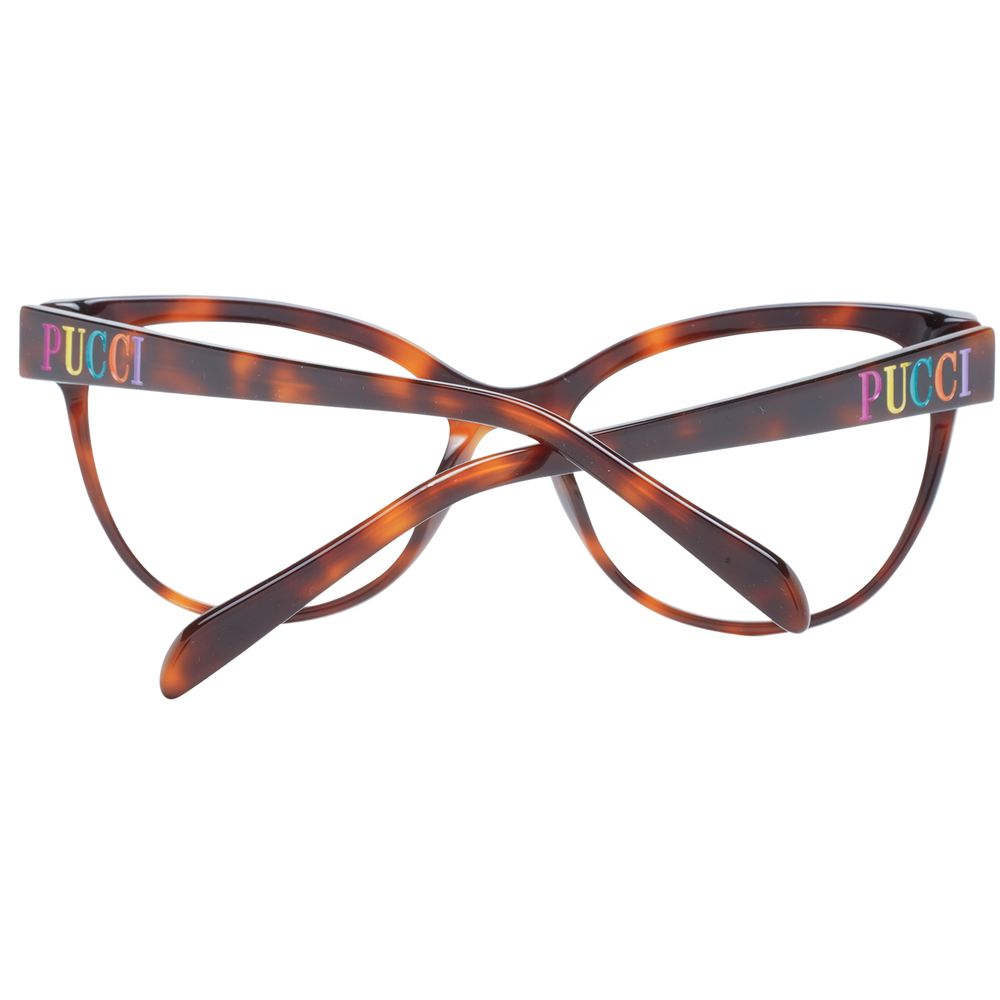 Emilio Pucci Brown Plastic Glasses (Frames) - Image 3