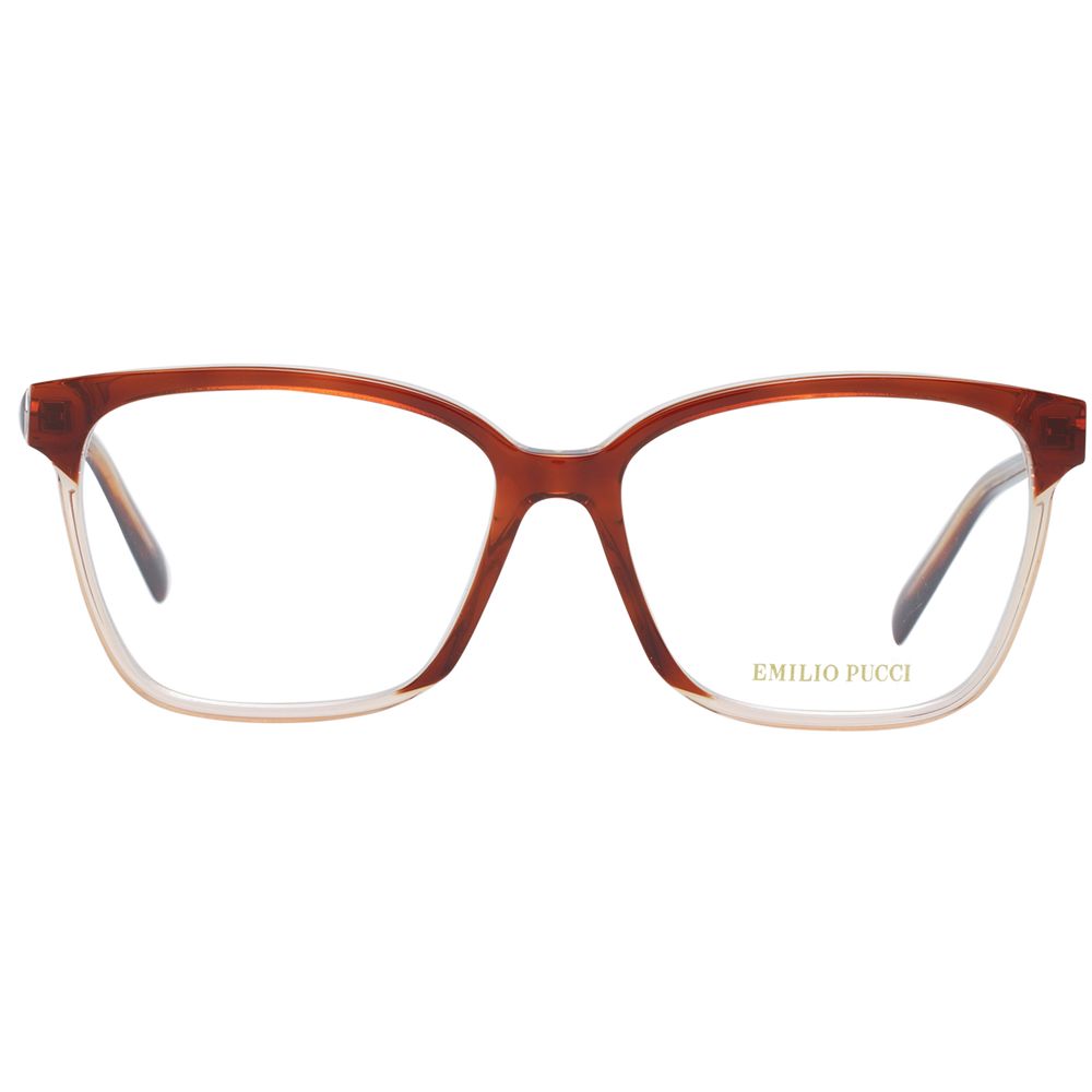 Emilio Pucci Brown Plastic Glasses (Frames) - Image 2
