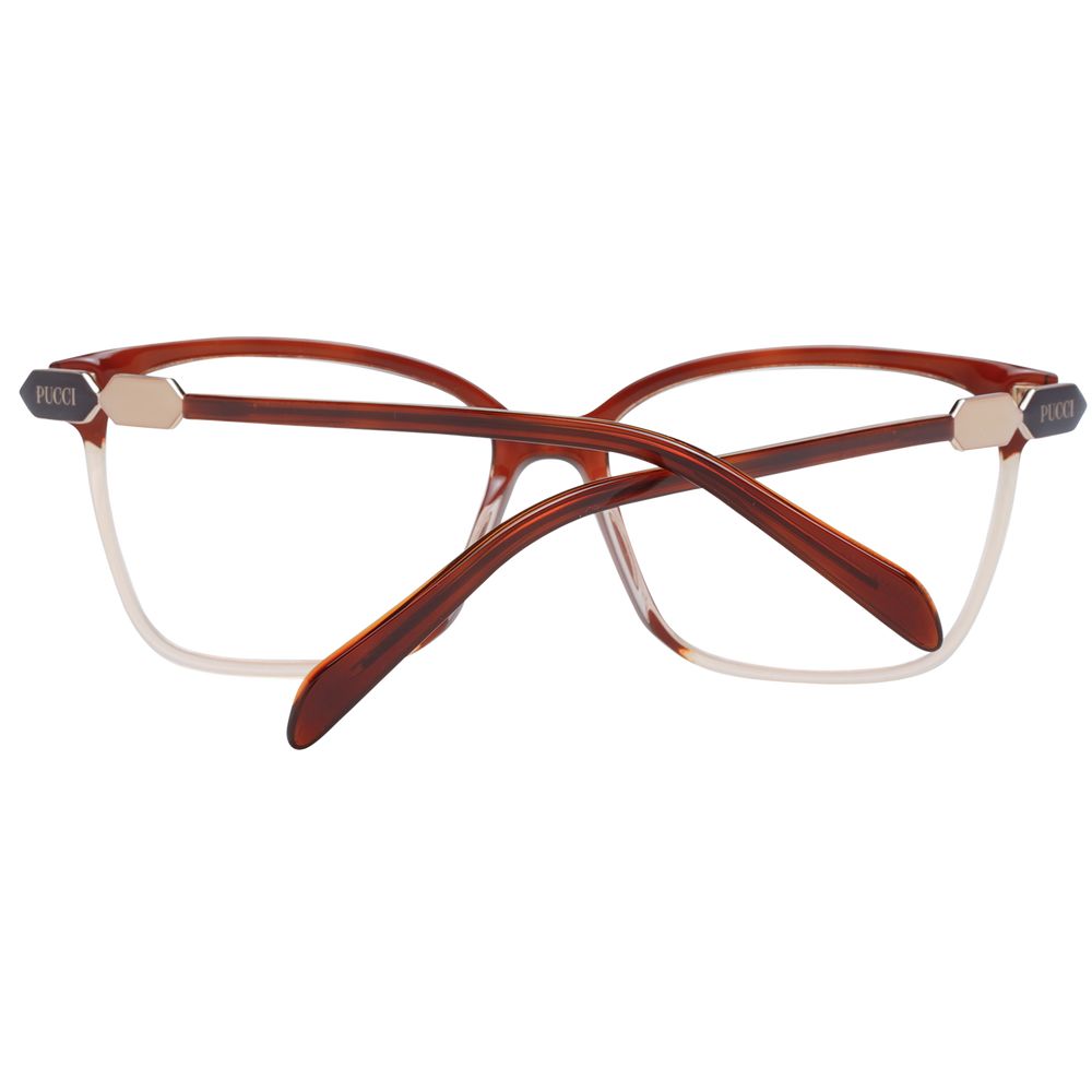 Emilio Pucci Brown Plastic Glasses (Frames) - Image 3