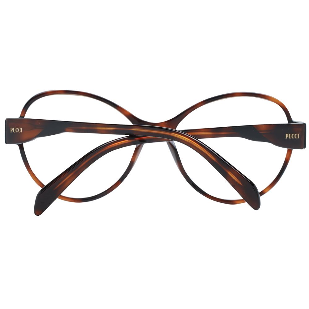 Emilio Pucci Brown Plastic Glasses (Frames) - Image 3