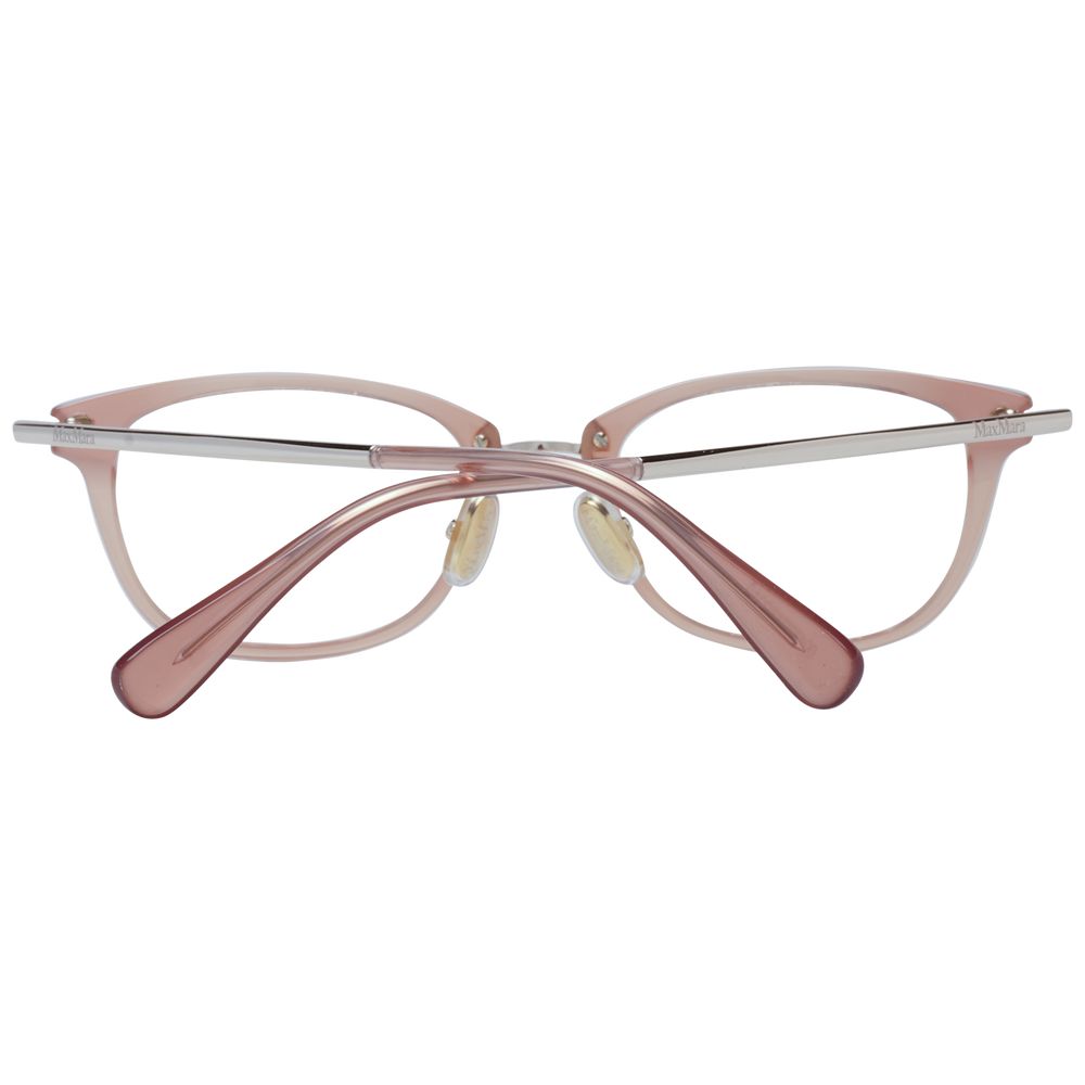 Max Mara Beige Plastic Glasses (Frames) - Image 3