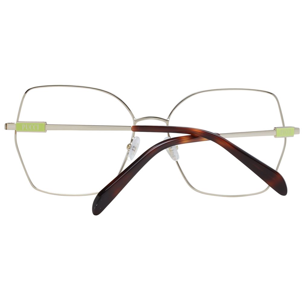 Emilio Pucci Gold Metal Glasses (Frames) - Image 3