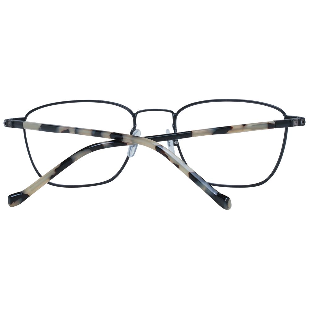 Hackett Black Stainless Steel Glasses (Frames) - Image 3