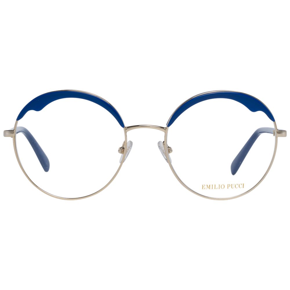 Emilio Pucci Blue Metal & Plastic Glasses (Frames) - Image 2