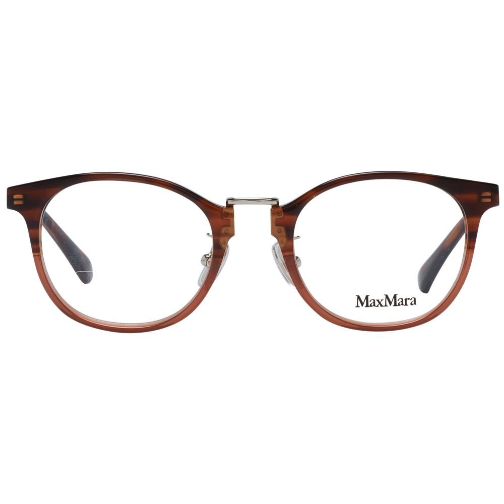 Max Mara Brown Plastic Glasses (Frames) - Image 2
