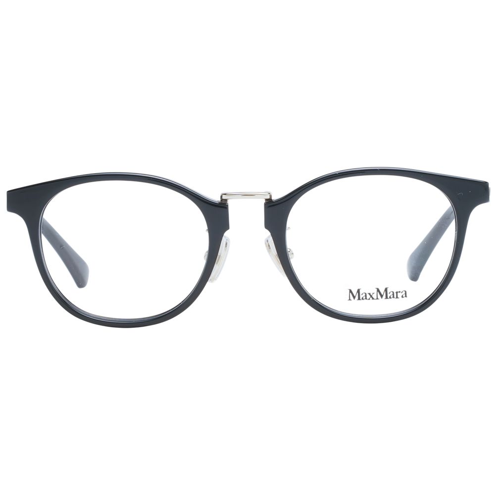 Max Mara Black Plastic Glasses (Frames) - Image 2