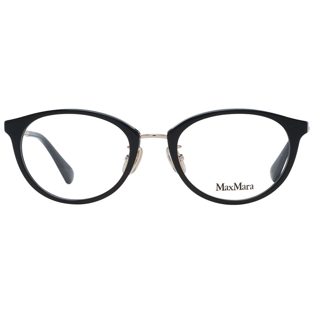 Max Mara Black Plastic Glasses (Frames) - Image 2
