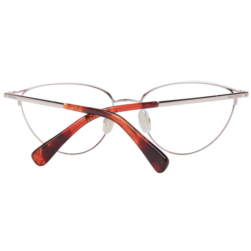 Max Mara Rose Gold Metal Glasses (Frames) - Image 3